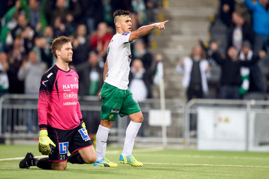 Hammarbys Alexssander Medeiros de Azeredo jublar
