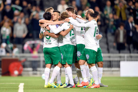 Hammarbys Alexssander Medeiros de Azeredo jublar