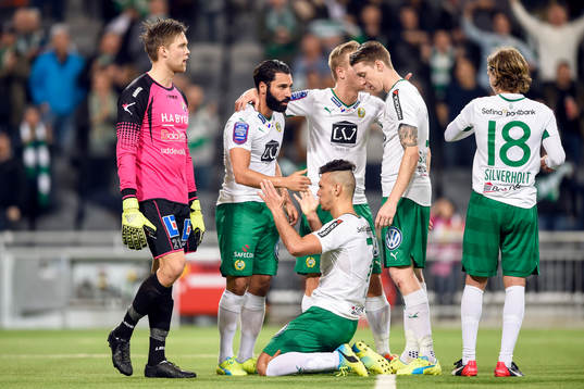 Hammarbys Alexssander Medeiros de Azeredo jublar