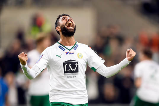 Hammarbys Imad Khalili jublar