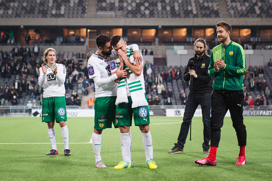 Hammarbys Imad Khalili och Alexssander Medeiros de Azeredo