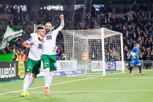 Hammarbys Alexssander Medeiros de Azeredo och Kennedy