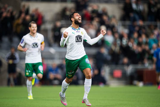 Hammarbys Imad Khalili jublar