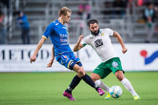 Ljungskiles Jakob Olsson och Hammarbys Stefan Batan