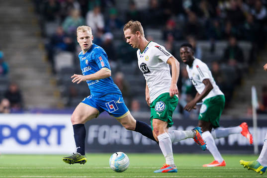 Ljungskiles Petter Björlund och Hammarbys Erik Israelsson