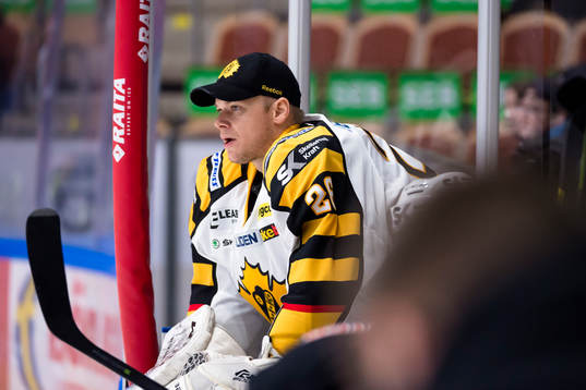 Skellefteås målvakt Johan Backlund