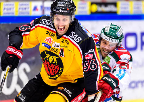 Luleås Jonathan Sigalet och Frölundas Mats Rosseli Olsen