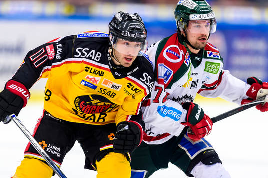 Luleås Jacob Micflikier och Frölundas Patrik Carlsson