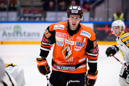 Karlskronas Alexander Bergström deppar