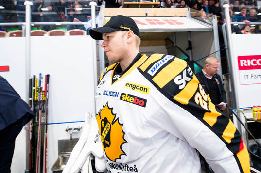 Skellefteås målvakt Johan Backlund