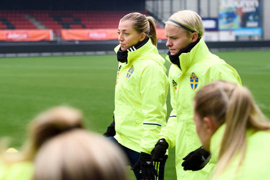 Sveriges Linda Sembrant och Nilla Fischer