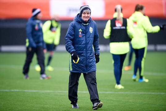 Sveriges förbundskapten Pia Sundhage