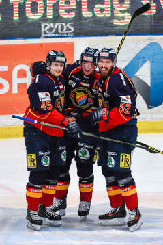 Djurgårdens Alexander Falk , Henrik Eriksson och Mikael