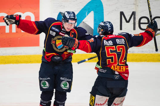 Djurgårdens Henrik Eriksson jublar