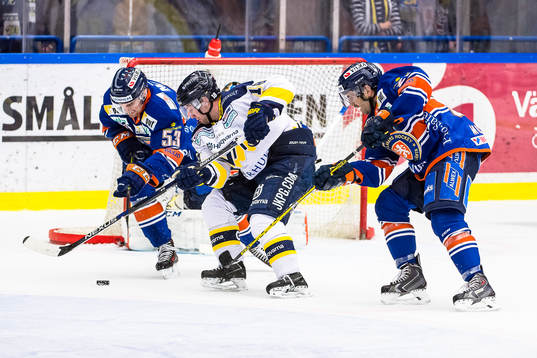 s Pär Arlbrandt och Växjös Eddie Larsson och Cory Murphy