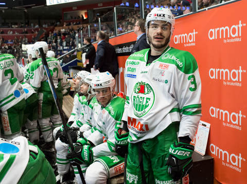 Rögles Almen Bibic är småirriterad på Färjestads