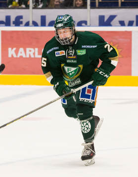 Färjestads Fabian Zetterlund har ont