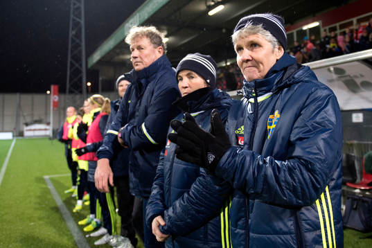 Sveriges förbundskapten Pia Sundhage