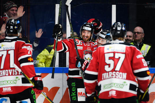 Malmö Redhawks Andreas Thuresson jublar