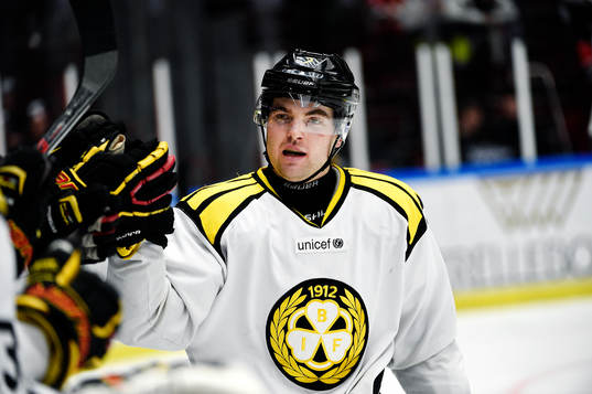 Brynäs Ponthus Westerholm jublar