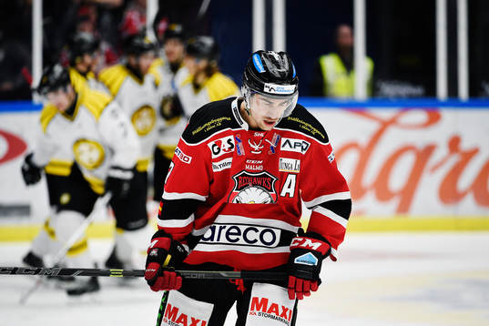 Malmö Redhawks Nils Andersson deppar