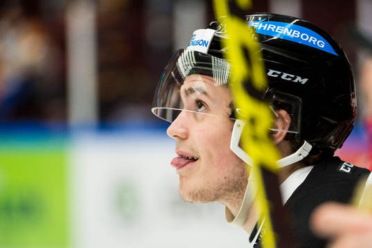 Malmö Redhawks David Sätmark i båset