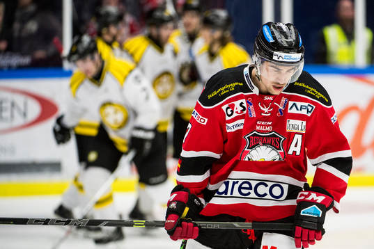 Malmö Redhawks Nils Andersson deppar
