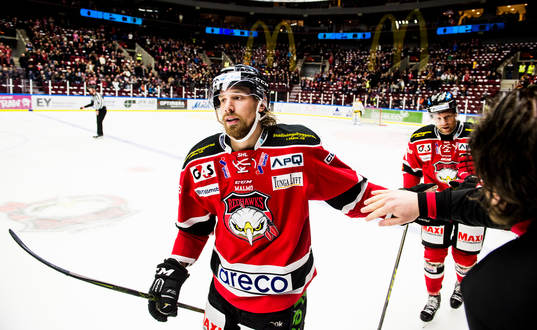 Malmö Redhawks Andreas Thuresson jublar