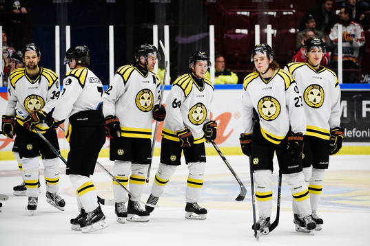 Brynäs spelare deppar