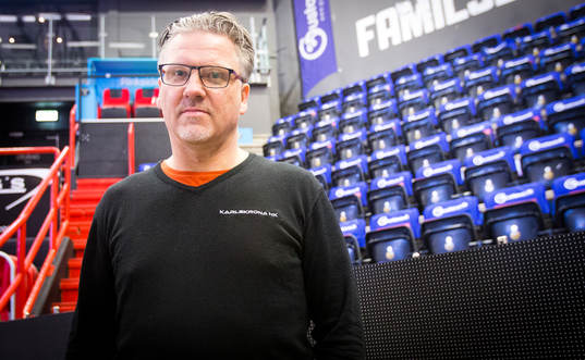 Porträtt på Karlskronas tränare Per Hånberg