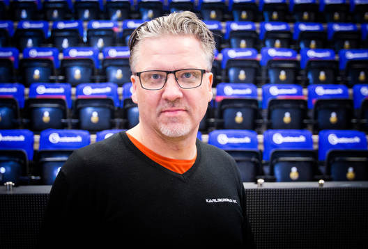 Porträtt på Karlskronas tränare Per Hånberg