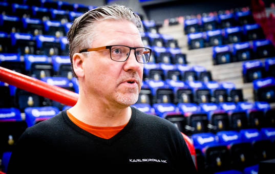 Porträtt på Karlskronas tränare Per Hånberg