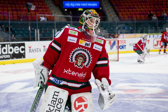 Frölundas målvakt Johan Gustafsson