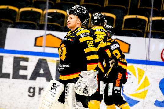 Skellefteås målvakt Johan Backlund