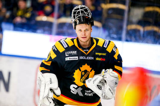 Skellefteås målvakt Johan Backlund