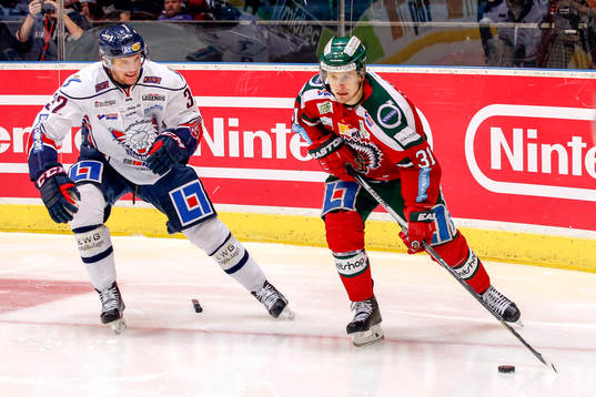 Frölundas Lukas Bengtsson och Linköpings Carl Dahlström
