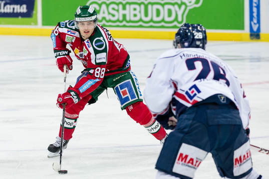 Frölundas Andreas Johnson mot Linköpings Jens Jakobs