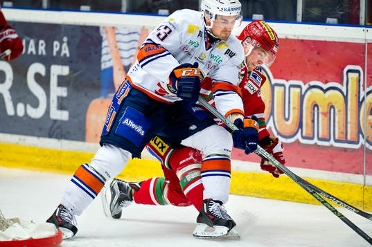 Växjös Eddie Larsson och Modos Per-Åge Skröder