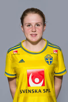 Ebba Ronqvist som spelar i F16 landslaget