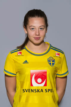 Cornelia Kapocs som spelar i F16 landslaget