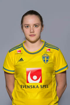 Wilma Stenman som spelar i F16 landslaget