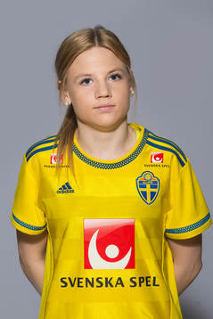 Moa Similä som spelar i F16 landslaget