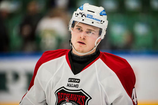 Malmö Redhawks Malte Sjögren