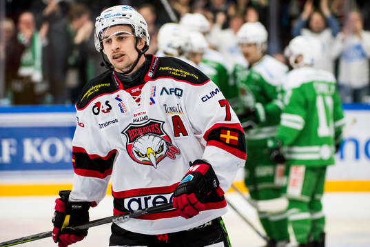 Malmö Redhawks Nils Andersson deppar