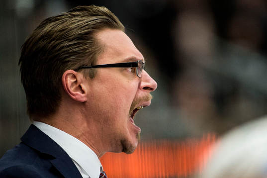Malmö Redhawks tränare Björn Hellkvist är arg