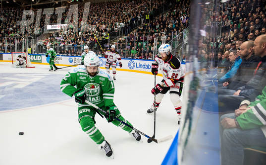 Malmö Redhawks Jens Olsson och Rögles Jack Connolly