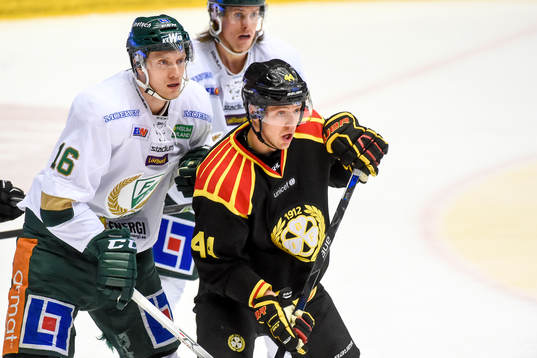 Färjestads Johan Ryno och Brynäs Jacob Blomqvist