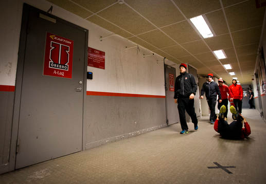 Örebrospelarna med Daniel Viksten, Kalle Jellvert och Emil