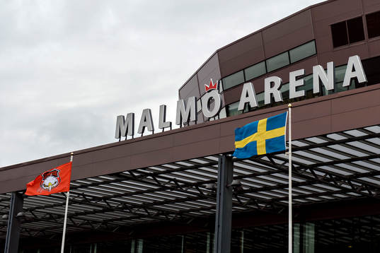 Exteriör Malmö Arena