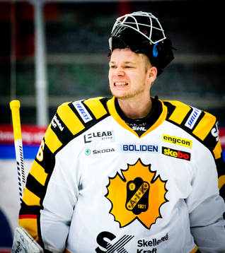Skellefteås målvakt Johan Backlund